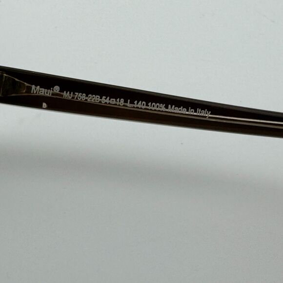 Maui Jim Italy HONI MJ758-22B 54-18-140 Brown/Blue Fade Sunglasses Frame H12407 - Picture 6 of 9